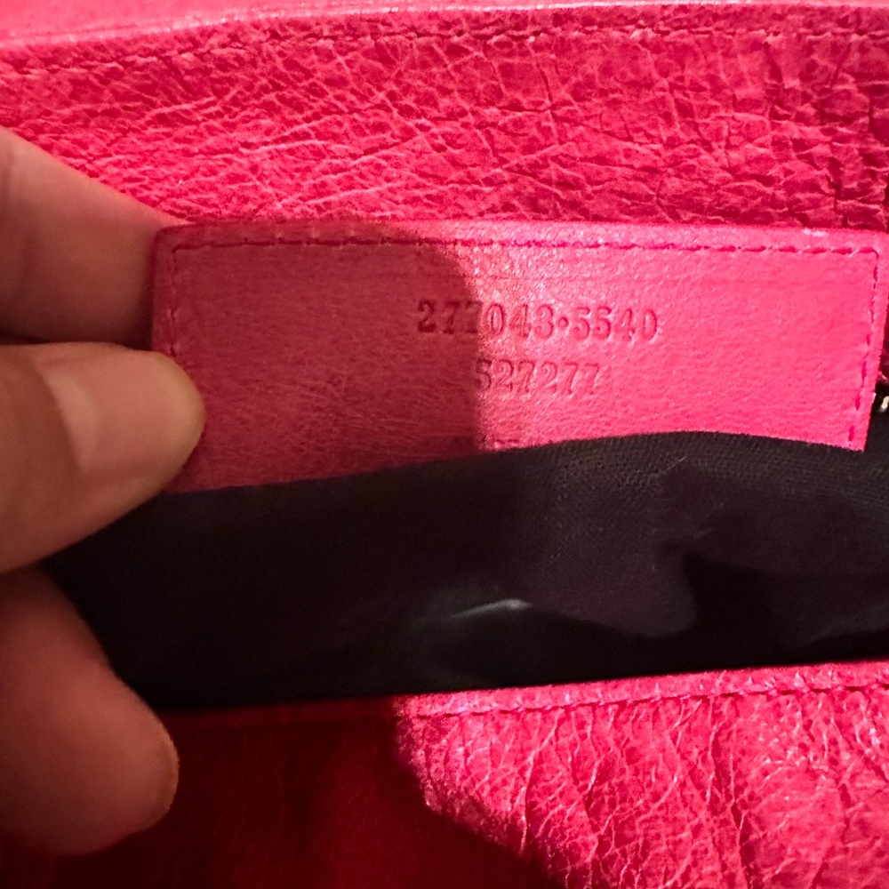 Balenciaga Hot Pink Leather Crossbody Bag - Picture 2 of 7